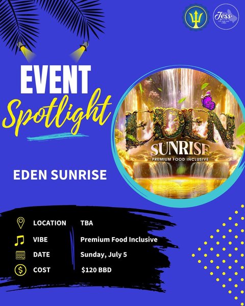 Event poster for Eden Sunrise