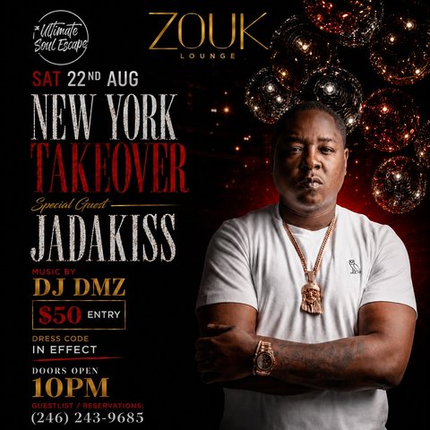 Event poster for New York Takeover