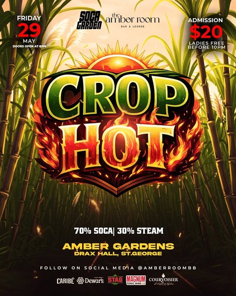 Event poster for CROP HOT