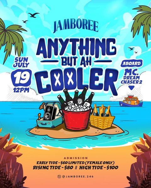 Event poster for Anything But Ah Cooler