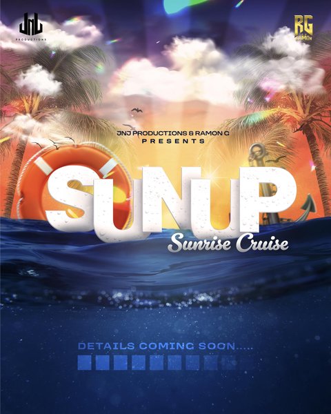 Event poster for SUNUP Sunrise Cruise
