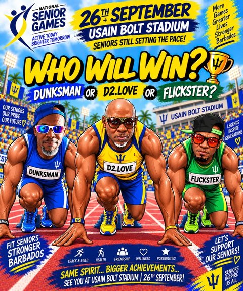 Event poster for National Senior Games Track & Field Events
