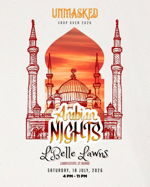 Event poster for UnMasked: Arabian Nights