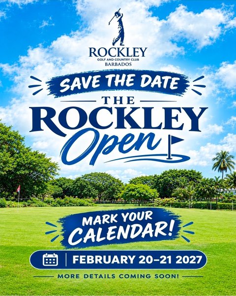 Event poster for The Rockley Open Golf Tournament