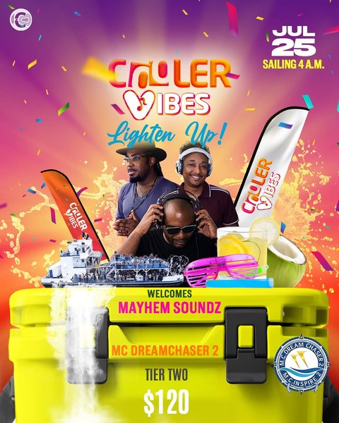 Event poster for Cooler Vibes: Lighten Up!
