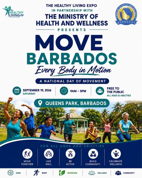 Event poster for Move Barbados: Every Body in Motion
