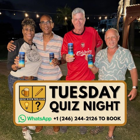 Event poster for Quiz With William