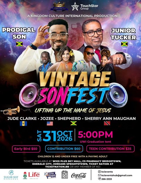 Event poster for Vintage SonFest