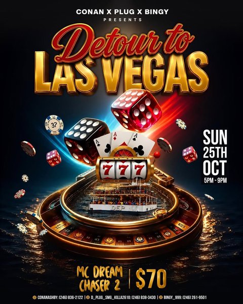 Event poster for Detour to Las Vegas