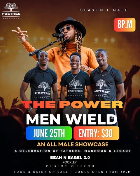 Event poster for The Power Men Wield
