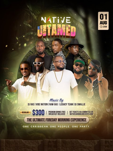 Event poster for Native Untamed