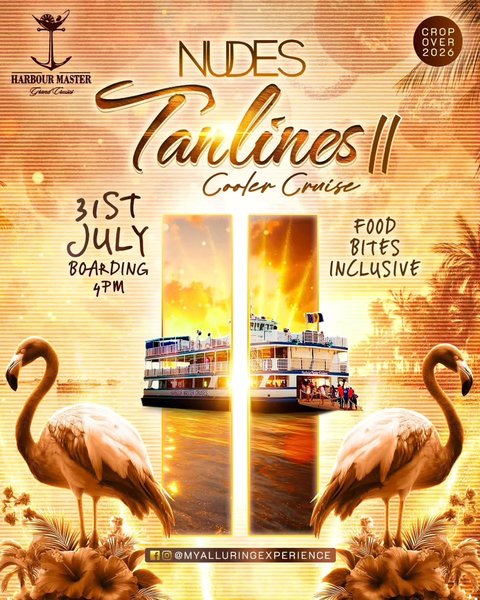 Event poster for NUDES Tanlines II