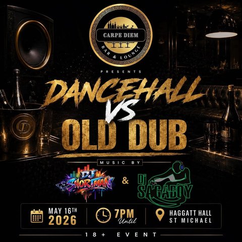 Event poster for DANCEHALL VS OLD DUB