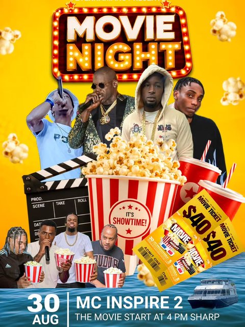 Event poster for Movie Night