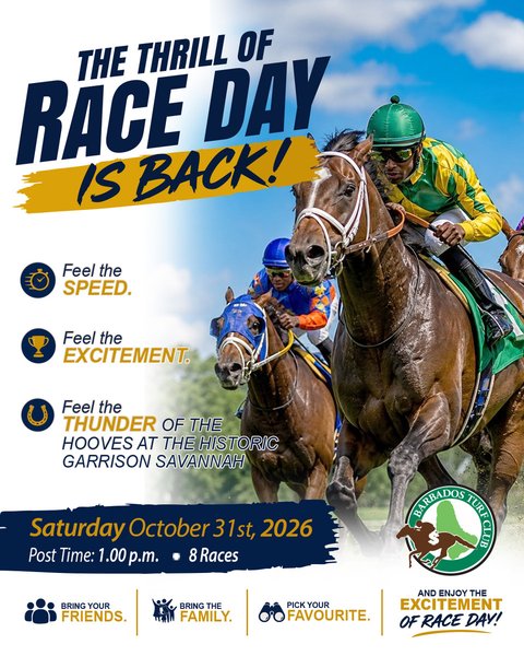 Event poster for The Thrill of Race Day