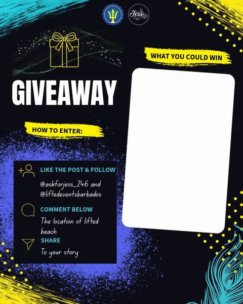 Event poster for Giveaway