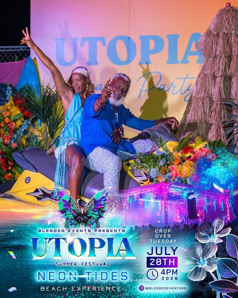 Event poster for UTOPIA: Neon Tides