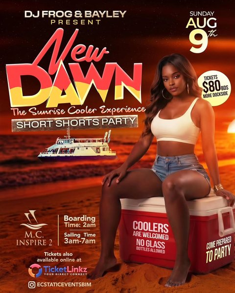 Event poster for The Sunrise Cooler Experience