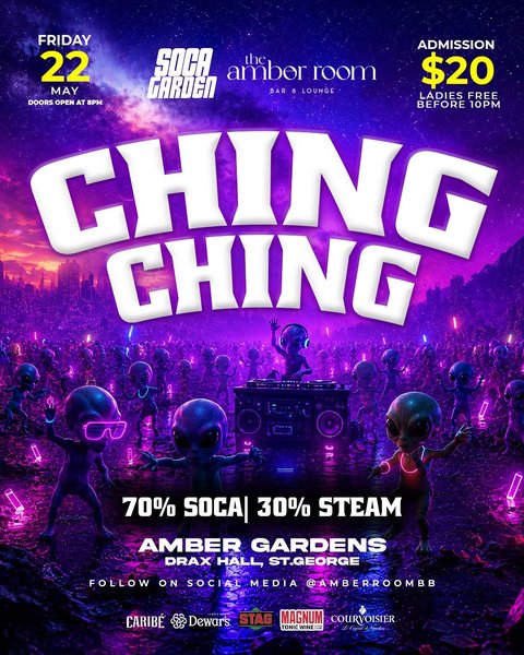 Event poster for Ching Ching