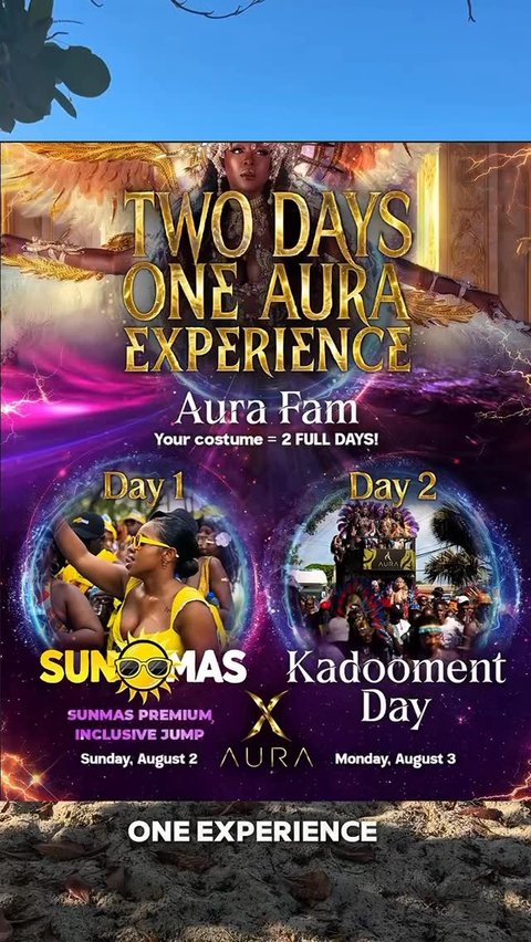 Event poster for Two Days One Aura Experience