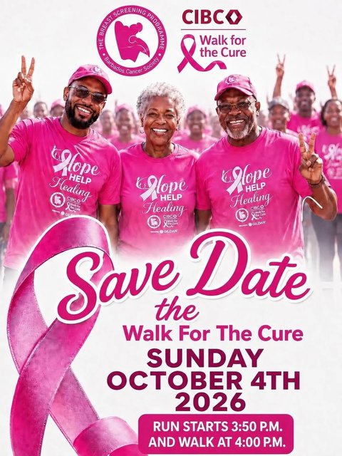 Event poster for Walk For The Cure 2026
