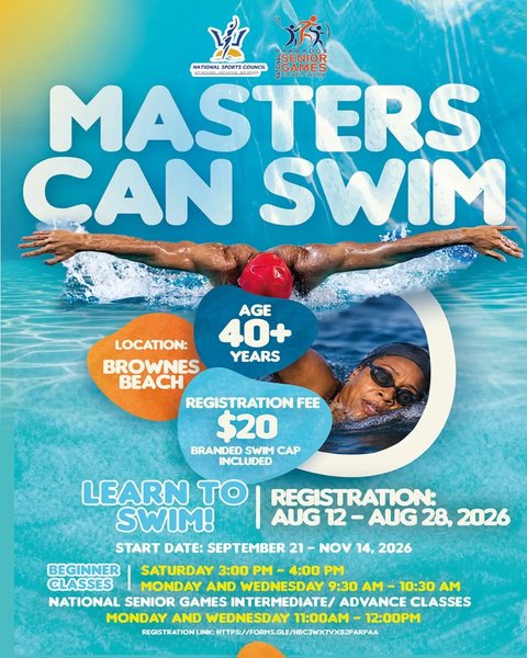 Event poster for Masters Can Swim