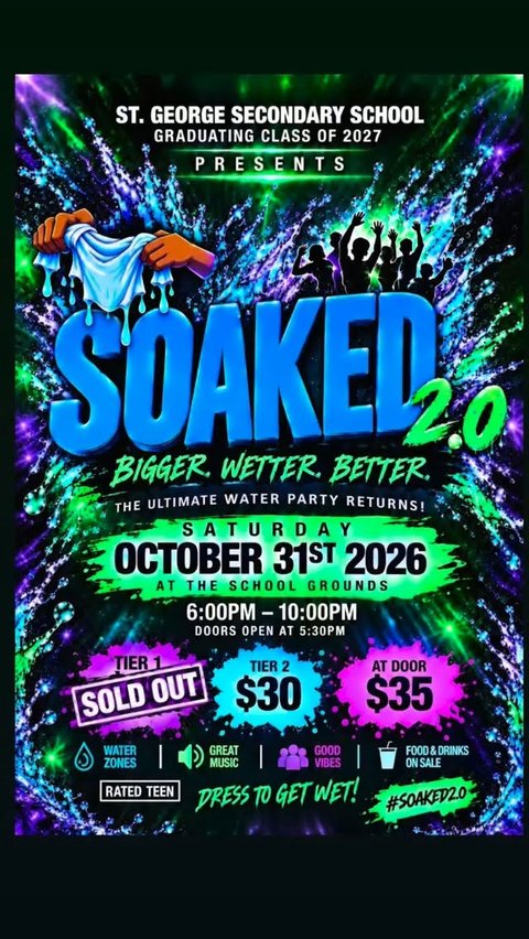 Event poster for Soaked 2.0