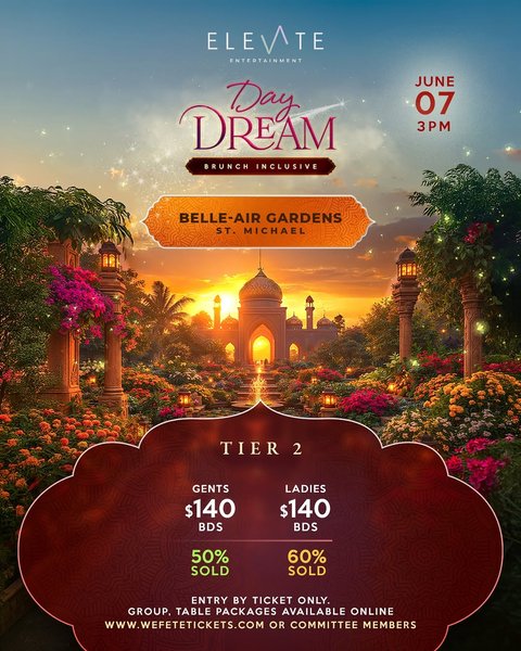 Event poster for ELEVATE - DAY DREAM BRUNCH