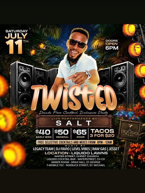 Event poster for Twisted