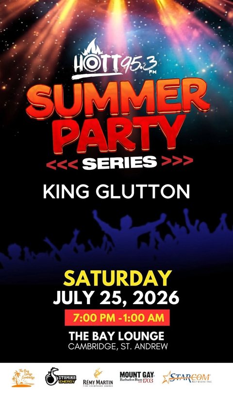 Event poster for HOTT Summer Party Series