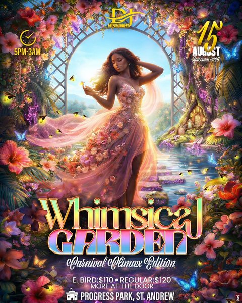 Event poster for Whimsical Garden Carnival Climax Edition
