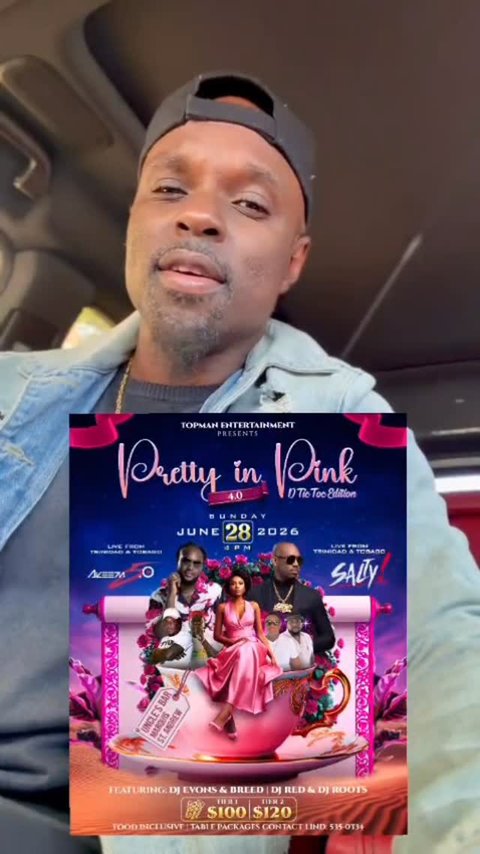 Event poster for PRETTY IN PINK 4.0 BRUNCH