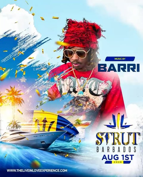 Event poster for STRUT BARBADOS