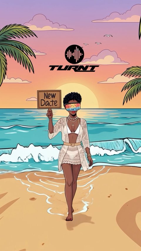 Event poster for TURNT Golden Rays Boat Ride